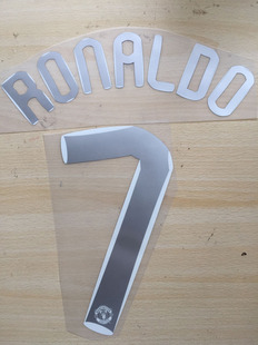 2007-2008曼联欧冠印字C罗吉格斯鲁尼卡里克印字#7 RONALDO印号