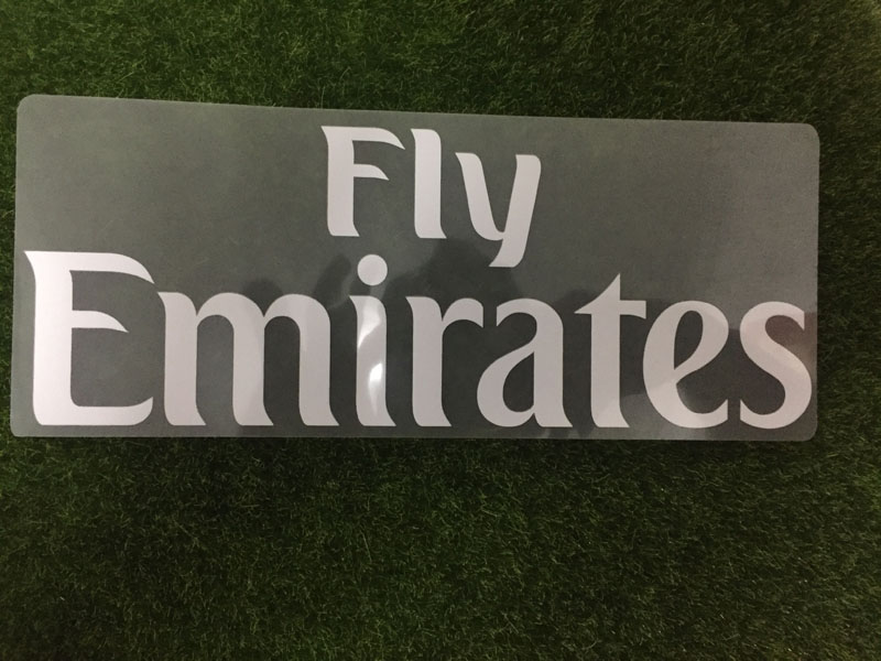 阿联酋航空赞助Fly EMirates尺寸为26.5cm印字印号 运动/瑜伽/健身/球迷用品 球迷用品 原图主图