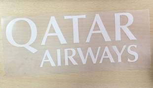 巴萨赞助Qatar Airways卡塔尔航空赞助可定制尺寸热转印胶印