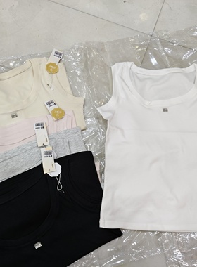 百棉汇62019春秋夏纯棉莱赛尔光面背心加宽加肥全场两件59.9