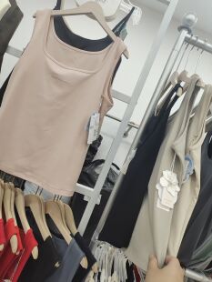 必娇雅动感棉烫字春季 混配 背心拉扯不变形59.9两件装