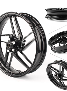 适用于杜卡迪Moster821/1200S 怪兽821 前轮毂前钢圈原车无损安装