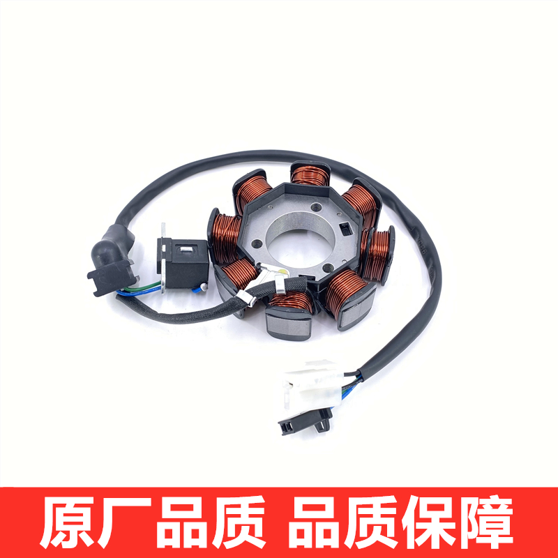 适用铃木丽彩QS125T-2A/2B韵彩QS100T-A/B线圈磁电机定子点火线圈