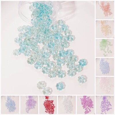 20颗8mm琉璃四叶草配件