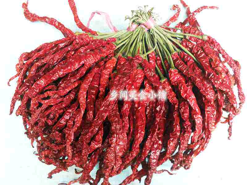 贵州土特产大方辣椒皱皮辣椒筒筒辣500g调味品佐料微辣买2包邮