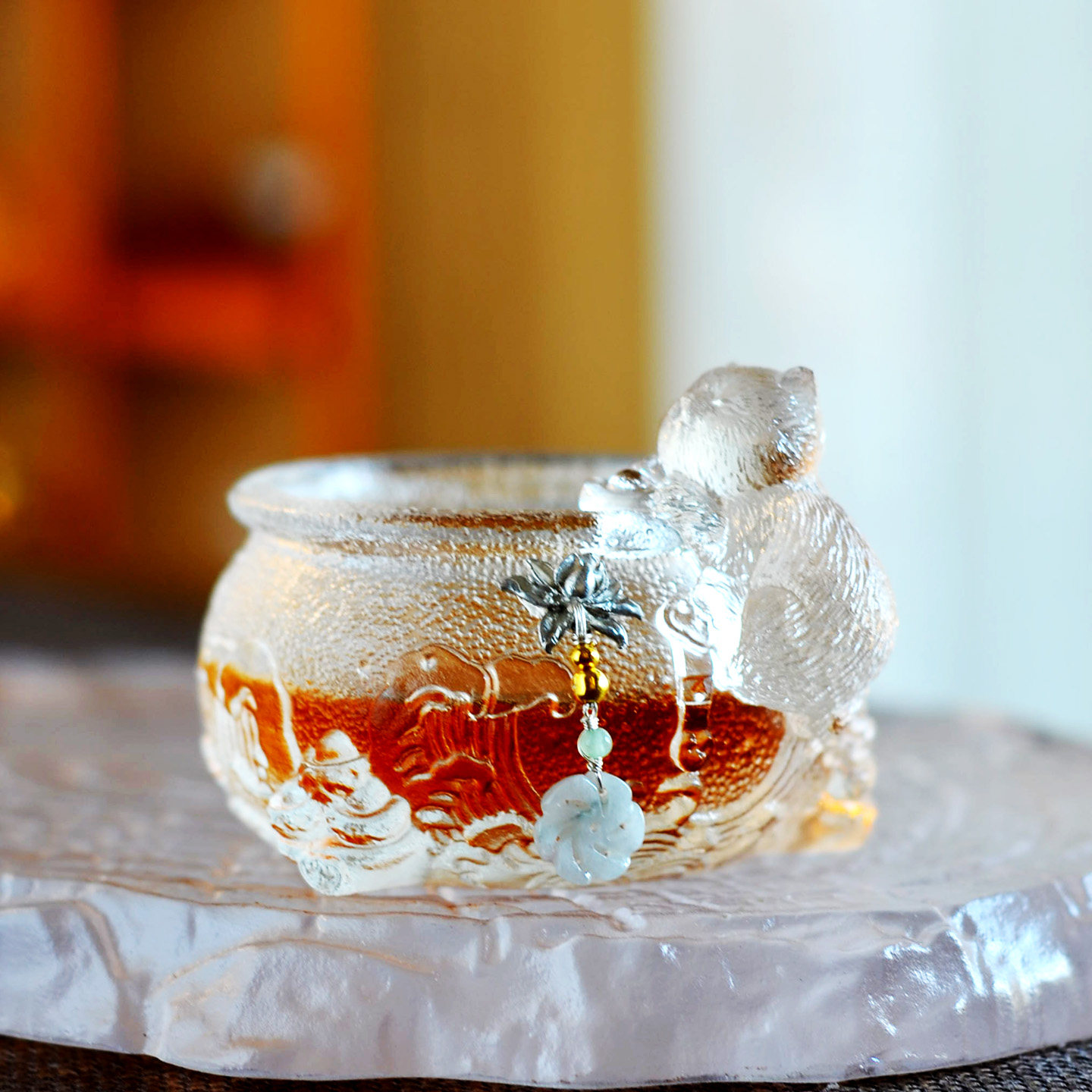 古法琉璃杯手工耐热猫咪杯茶杯主人杯单杯创意高端品喝茶具送礼物,餐饮具,茶杯,淘宝优惠券,粉丝福利购,淘宝优惠卷