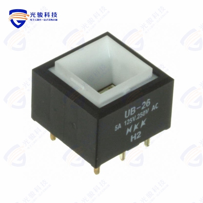 UB26SKW036B 《SWITCH PUSHBUTTON DPDT 5A 125V》