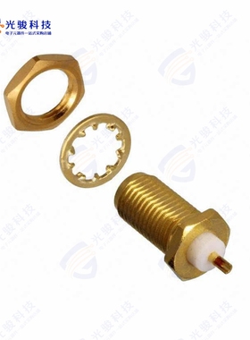 1053221-1《CONN SMA RCPT STR 50 OHM SOLDER》