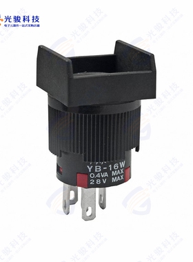 YB16WSKG01 《SWITCH PUSH SPDT 0.4VA 28V》