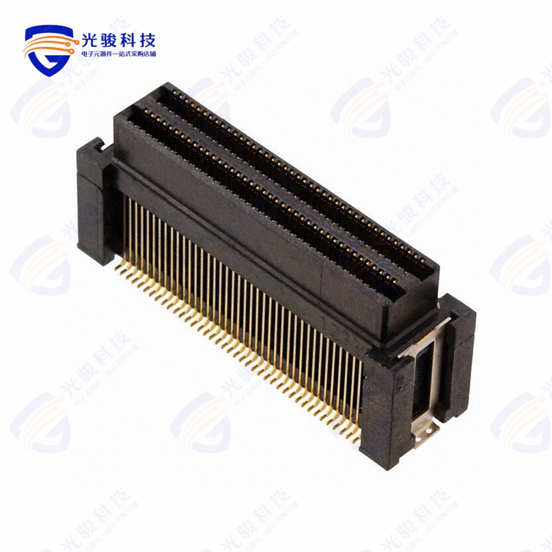 6376608-1《CONN RCPT 80POS SMD GOLD》