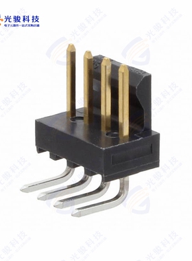 1718571004《CONN HEADER R/A 4POS 2.54MM》