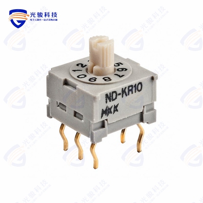 NDKR10P 《SWITCH ROTARY DIP BCD 100MA 5V》