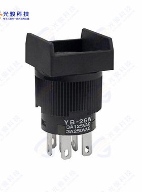 YB26WSKW01 《SWITCH PUSHBUTTON DPDT 3A 125V》