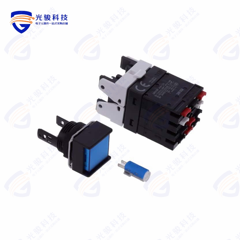 A165L-AAA-12D-2S 《SWITCH PUSHBUTTON DPDT 5A 125V》