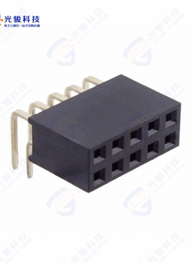 613010243121《CONN HDR 10POS 0.1 GOLD PCB R/A》