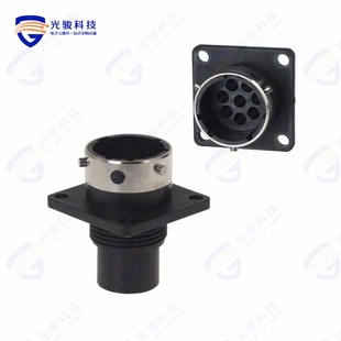 HSNG UTG0128P RCPT PNL MNT 8POS CONN MALE