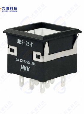 UB225KKW015D 《SWITCH PUSHBUTTON DPDT 5A 125V》