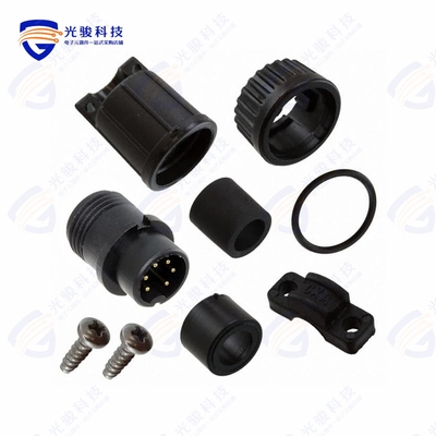 3282-6PG-530《CONN PLUG MALE 6P GOLD SLDR CUP》