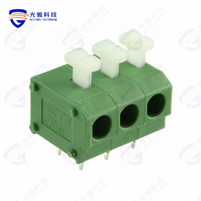 1-2834017-3《TERM BLK 3P SIDE ENT 3.81MM PCB》