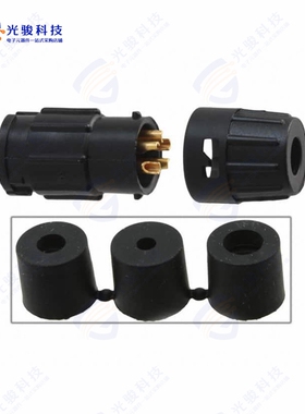 8282-5PG-3DC《CONN RCPT MALE 5P GOLD SLDR CUP》