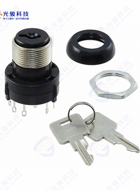 A3151U2A8SZRQ 《SWITCH KEYLK 3POS 3P3T 2.5A 125V》