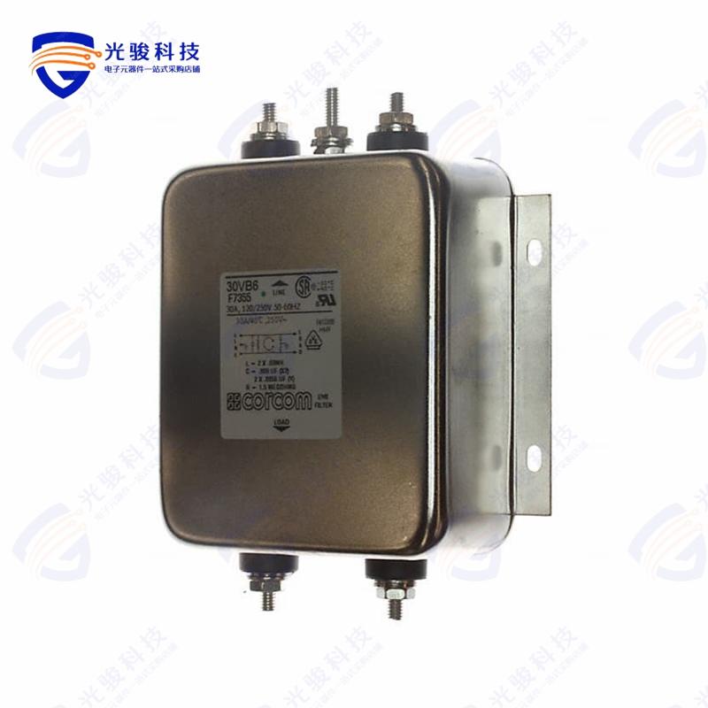 30VB6《LINE FILTER 250VAC 30A CHASS MNT》