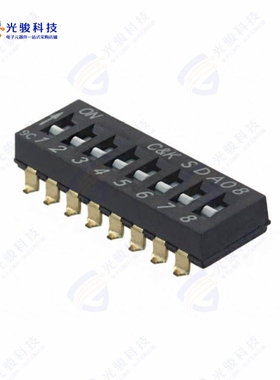 SDA08H0SBD 《SWITCH SLIDE DIP SPST 25MA 24V》