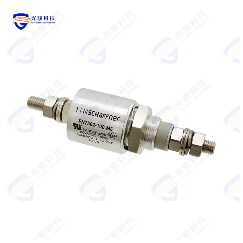 FN7562-100-M8 滤波器CAP FEEDTHRU 0.47UF 650V AXIAL