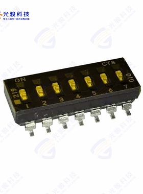 219-7LPSTR 《SWITCH SLIDE DIP SPST 100MA 20V》