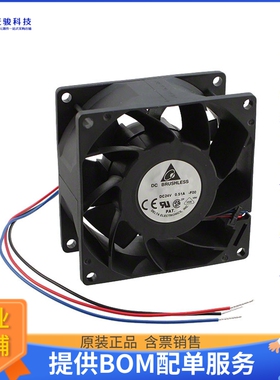 无刷直流风扇FFB0824SHE-F00【FAN AXIAL 80X38MM 24VDC WIRE】