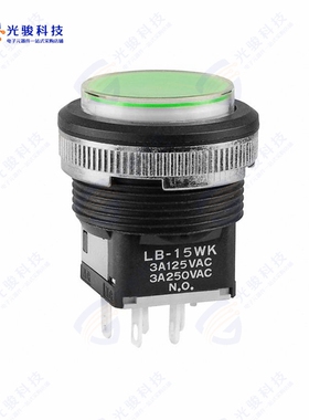 LB15WKW01-5F-JF 《SWITCH PUSHBUTTON SPDT 3A 125V》