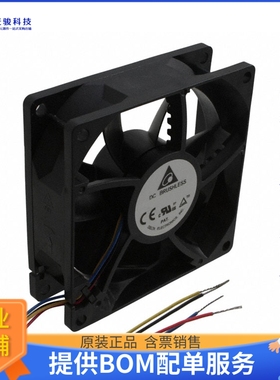 无刷直流风扇QFR0812UH-CX14【FAN AXIAL 80X25.4MM 12VDC WIRE】