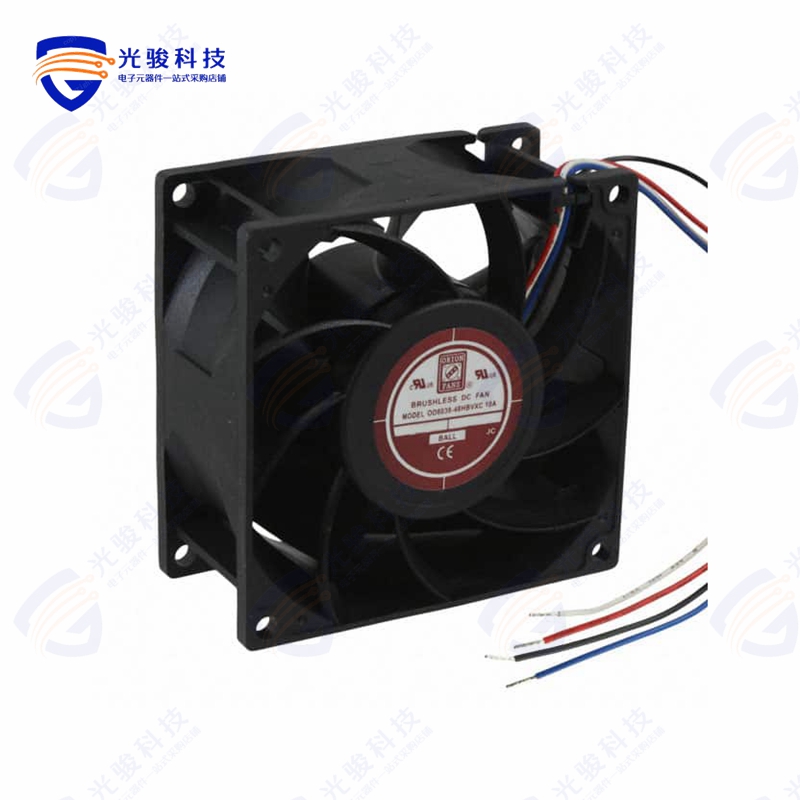 OD8038-48HBVXC10A《FAN AXIAL 80X38MM 48VDC WIRE》