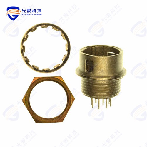 HR10A-10R-10PB(71)《CONN RCPT MALE 10P SILVER SOLDER》