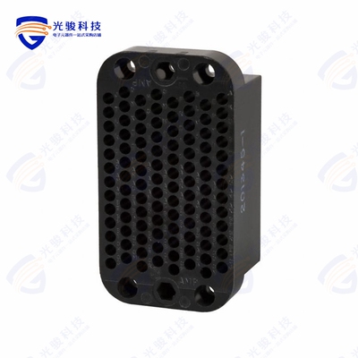 201345-1《CONN 104POS BLACK PNL MNT》