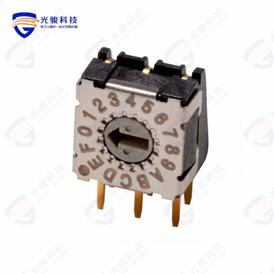 RDS-16S-74R-254-D 《16 POSITION, RIGHT ANGLE, THROUG》
