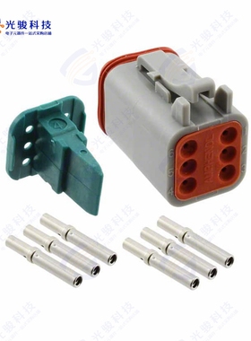 AT06-6S-KIT01《CONN PLUG 6POS CRIMP 16-18AWG》