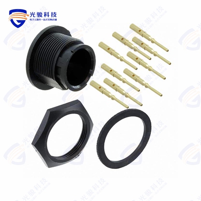 4280-9PG-300《CONN RCPT MALE 9POS GOLD CRIMP》