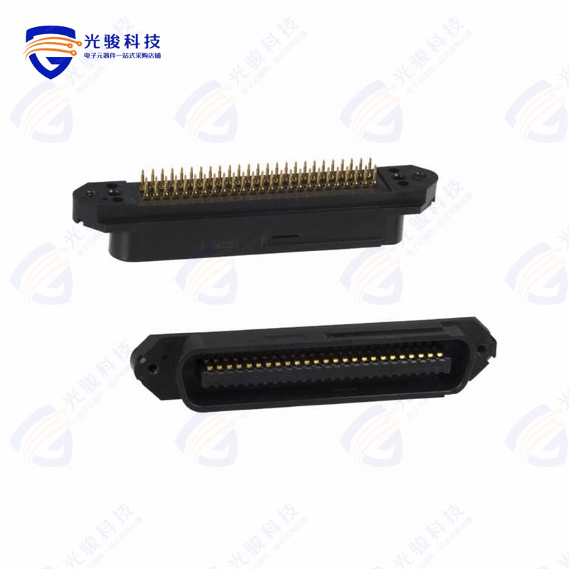 554758-1《CONN PLUG 50POS VERT PRESS-FIT》