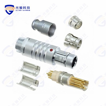 S20F1C-P09MCC0-450S《CONN PLUG MALE 9P GOLD SLDR CUP》