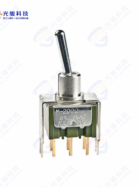 M2022SA2A13 《SWITCH TOGGLE DPDT 6A 125V》