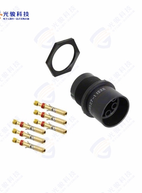 859527-1《CONN LGH RCPT 6POS CIRC PNL MNT》