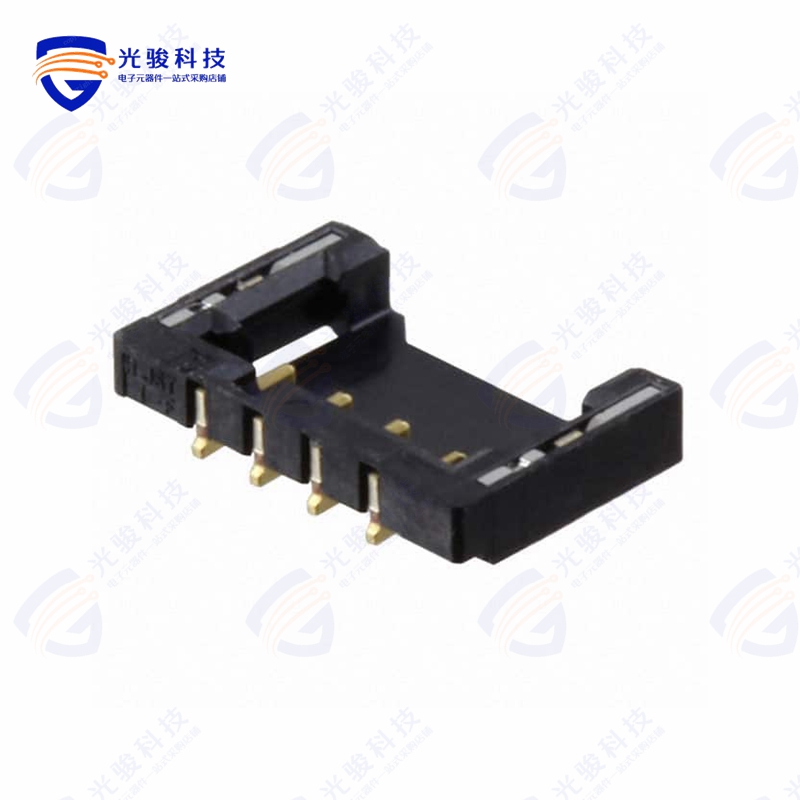 BM04B-ACHFKS-GACN-ETF(LF)(SN)《CONN+HEADER+SMD+R/A+4POS+1.2M