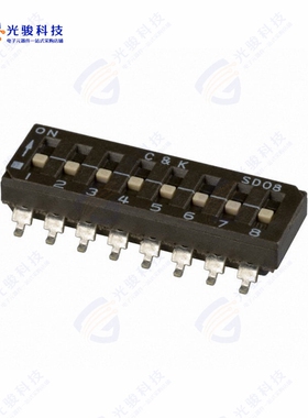 SD08H1SB 《SWITCH SLIDE DIP SPST 100MA 25V》