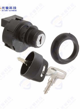 84825-01 《SWITCH KEYLOCK 2POS SPST 20A 12V》