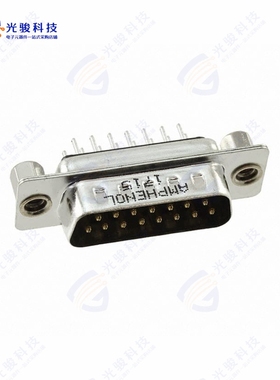 L717SDAH15POL2《CONN D-SUB PLUG 15POS VERT SLDR》