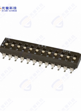SD12H0SB 《SWITCH SLIDE DIP SPST 100MA 25V》