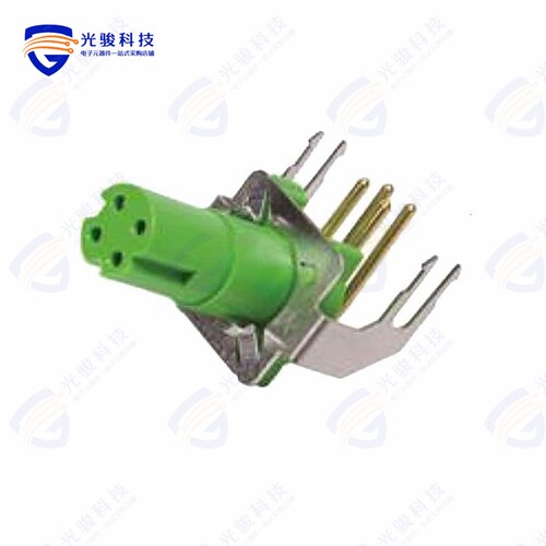 21420100003401《CONN INSERT FMALE 4POS GOLD SLDR》