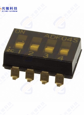 ADF04STTR04 《SWITCH SLIDE DIP SPST 25MA 24V》