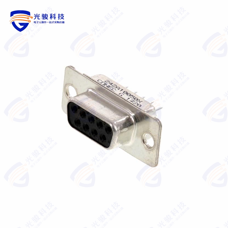 242A10050X《CONN D-SUB RCPT 9POS VERT SLDR》